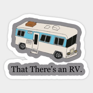 That There's an RV Sticker